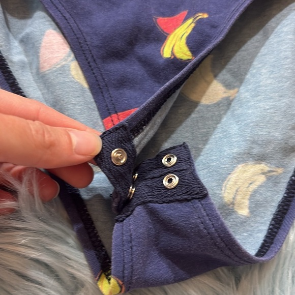 Modcloth Fruit Graphic Halter Bodysuit sz XS - Picture 6 of 9